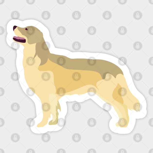 Golden Retriever Sticker by X-TrashPanda